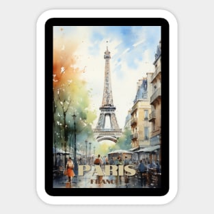 Paris Cityscape Sticker